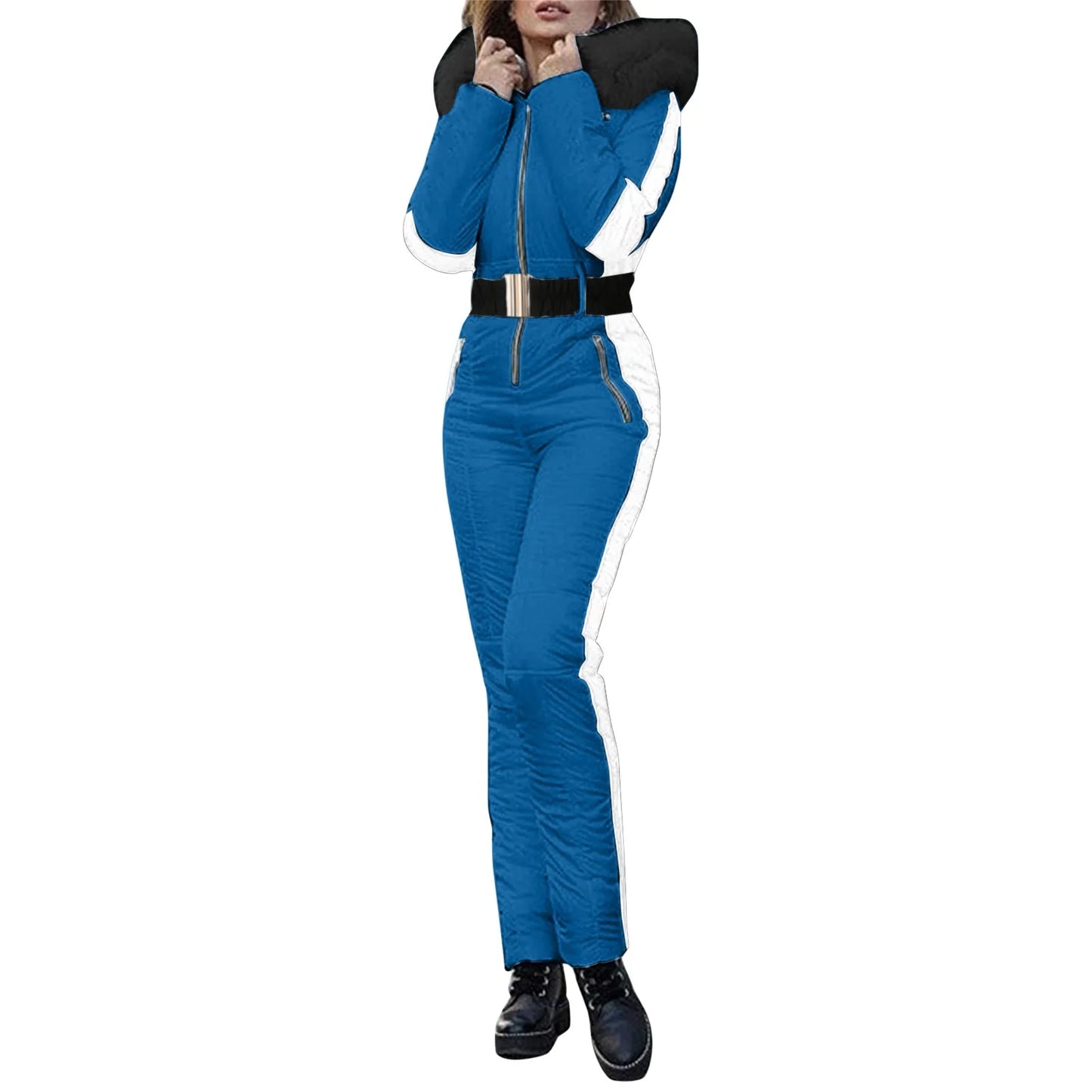 Women's Winter Outdoor Sports Jacket Jumpsuit Outdoor Removable Sports Zipper Ski Snow Overcoat Women Winter Down Coat Chaquetas