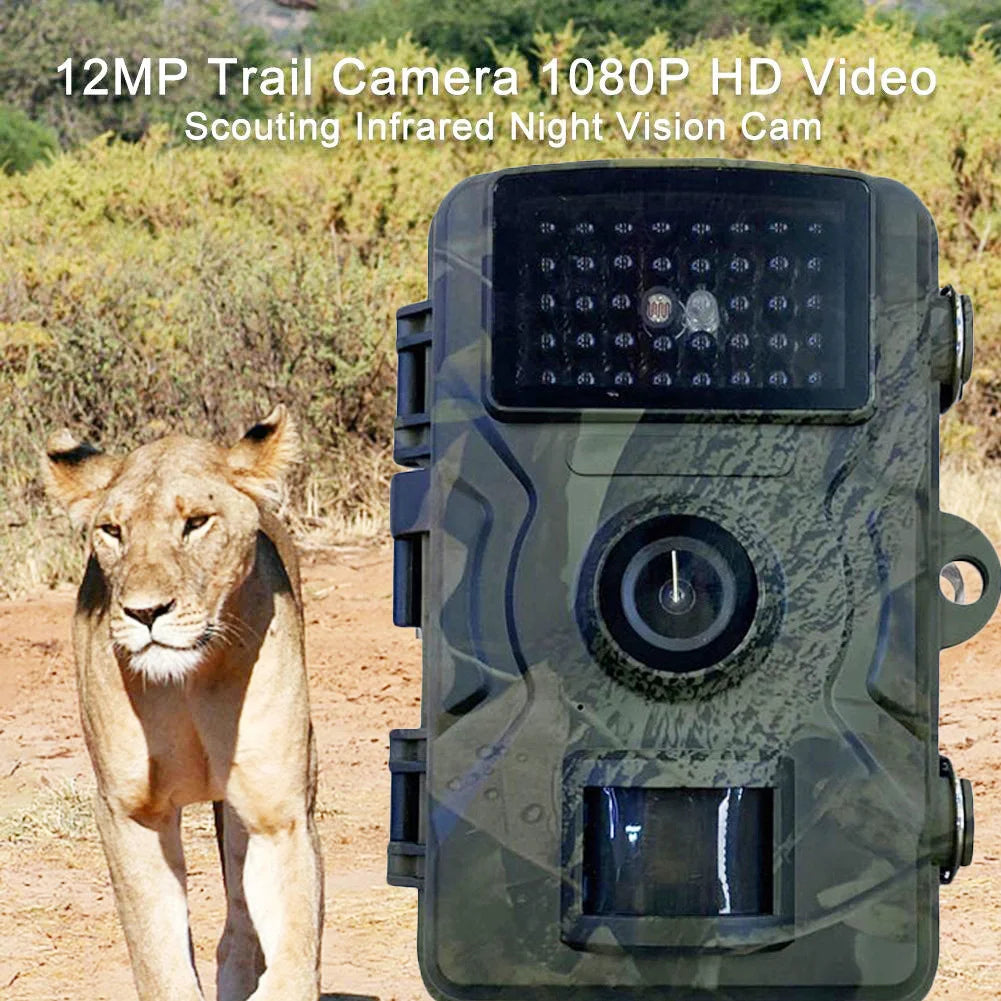 Hunting Trail Camera Waterproof Infrared Night Vision Security Cam Animal Observation Camera for Outdoor Wildlife Hunting