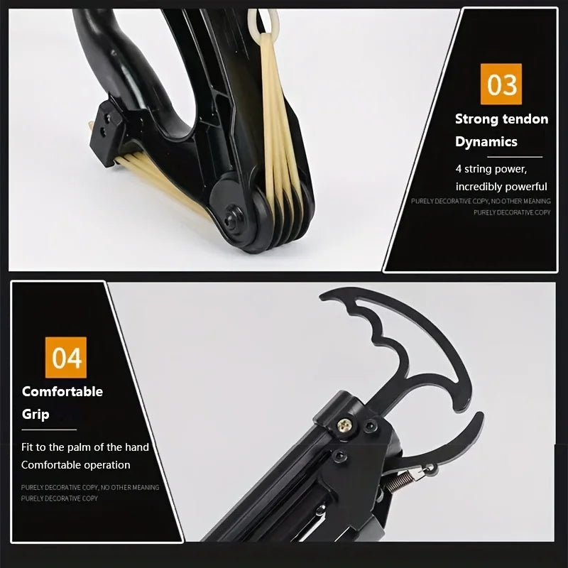 60LBS 40 Series Compound Bow Multi Strand Rubber Band Pulley Bow Outdoor Hunting And Shooting Slingshot Tools