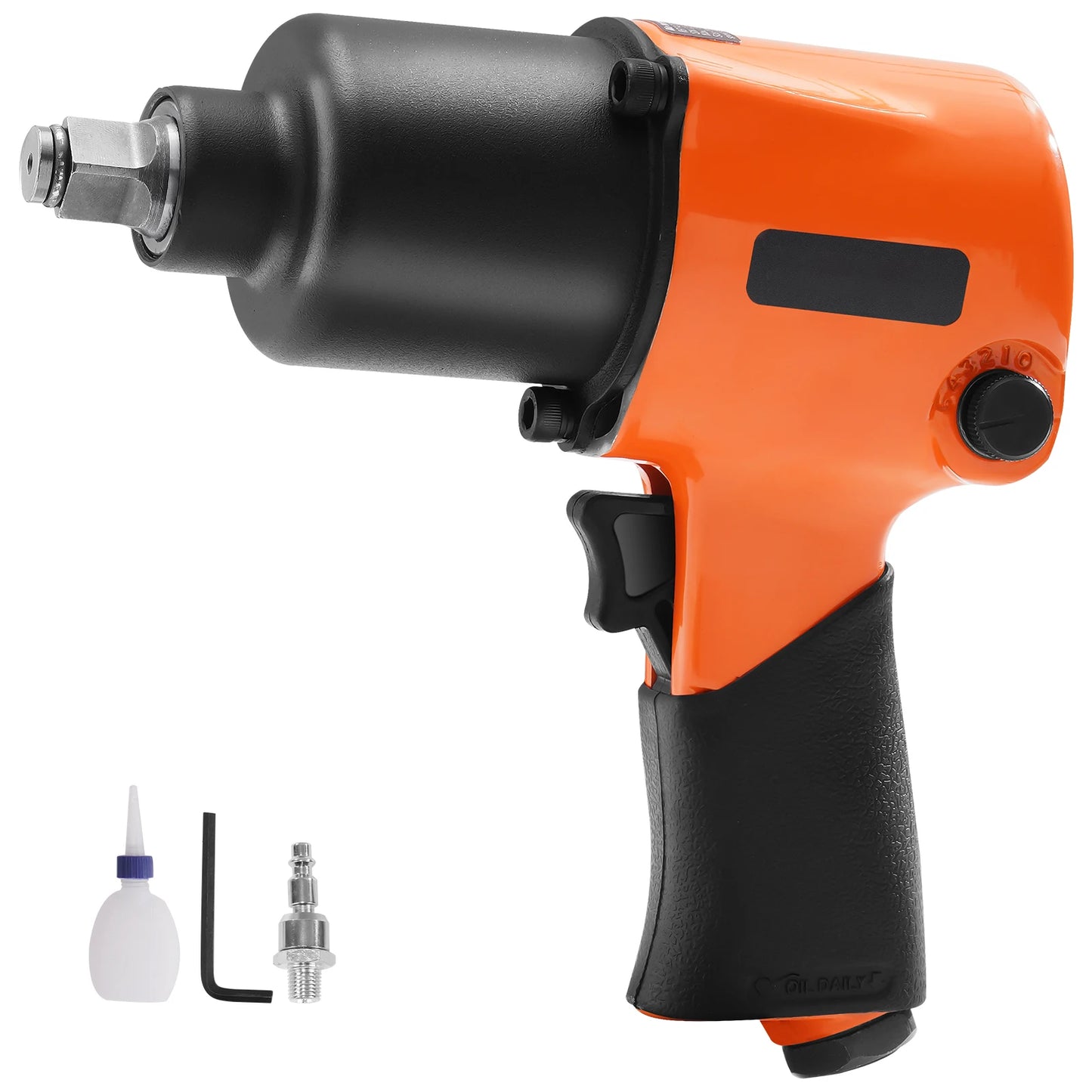 SucceBuy Air Impact Wrench 1/2"Square Drive Air Impact Gun Up to 880ft-lbs Nut-busting Torque 7500RPM Lightweight Pneumatic Tool