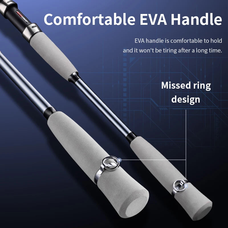 ROOBLINOS RAPTOR II Boat Fishing Rod Casting Spinning Rod 1.8m Saltwater 2 Section Trolling Rod