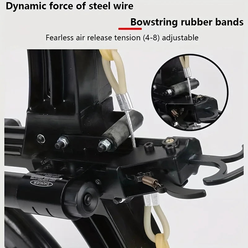 60LBS 40 Series Compound Bow Multi Strand Rubber Band Pulley Bow Outdoor Hunting And Shooting Slingshot Tools