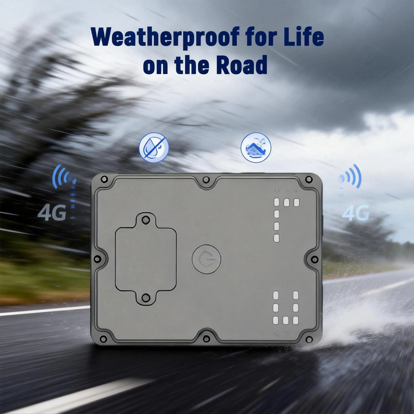 GPS Tracker for RV Van Life Camper Motorhome Real Time Tracking Anti Theft SOS 4G Global Portable Waterproof Subscription